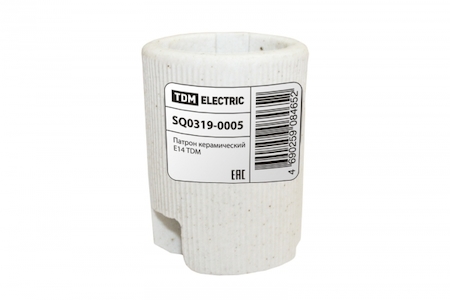 TDM ELECTRIC SQ0319-0005 Патрон керамический E14 TDM